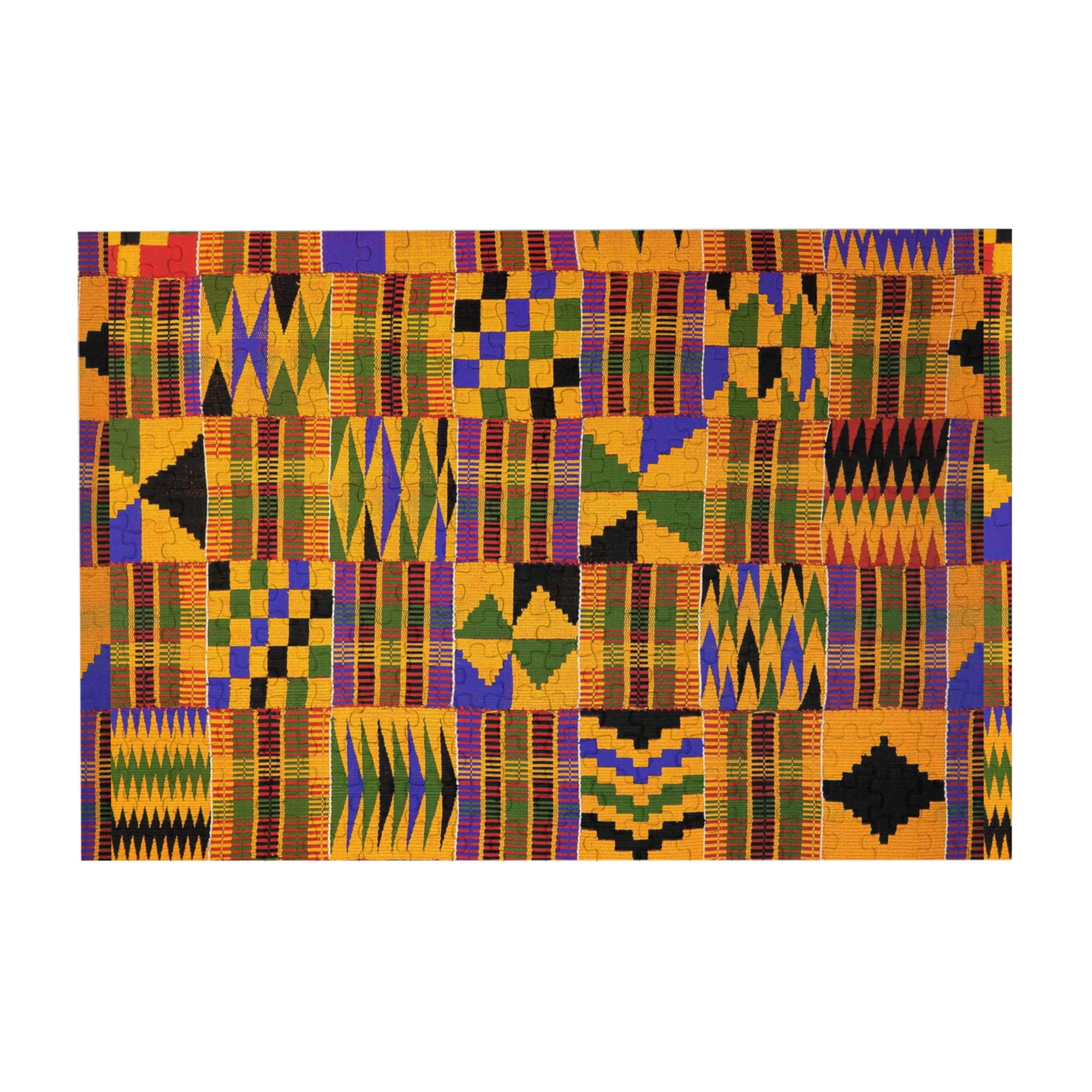 Wooden Puzzle Ghana Kent Cloth 500-Slice Puzzle for All Ages Gifts ...