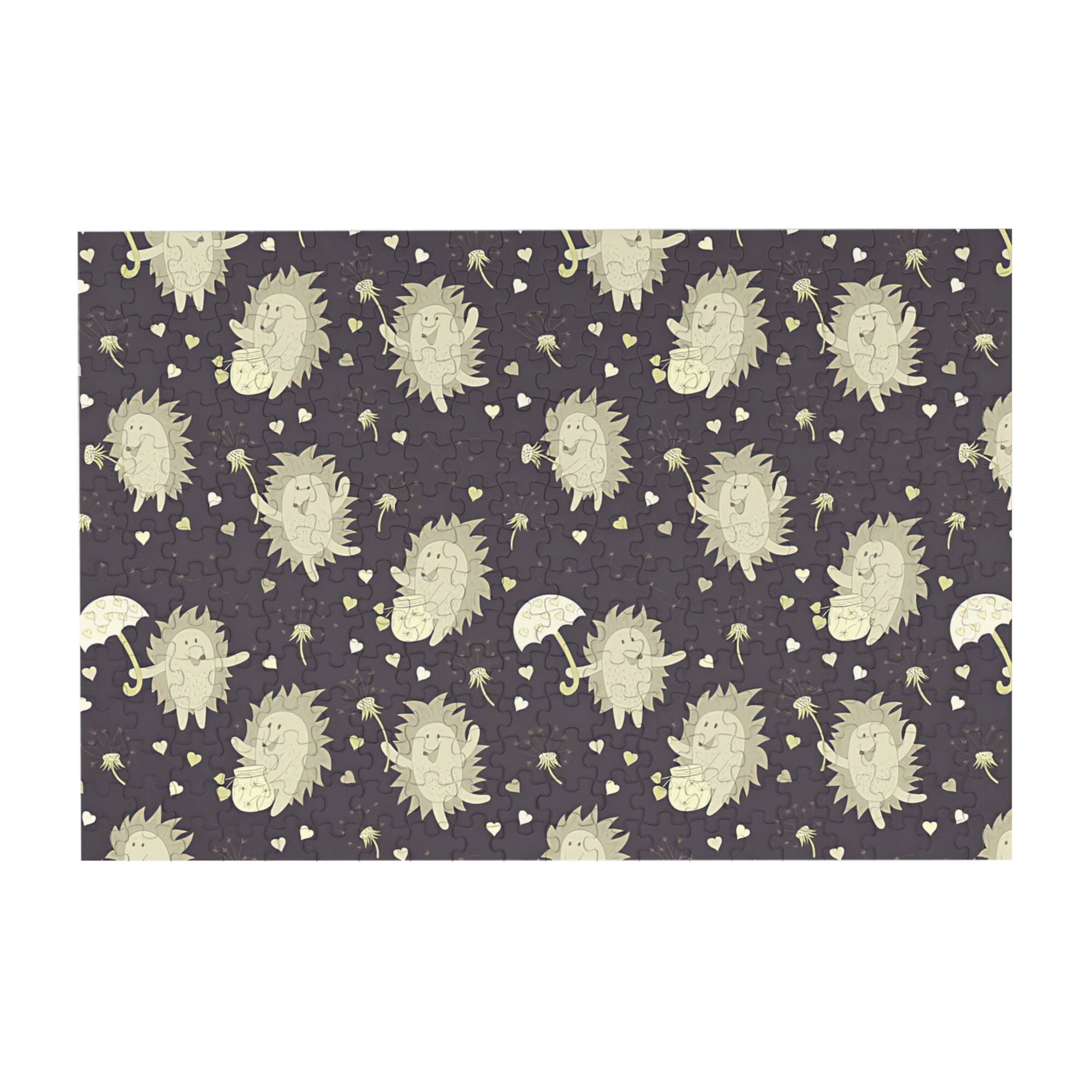 Wooden Puzzle Hedgehog And Dandelion 300-Slice Puzzle for All Ages ...