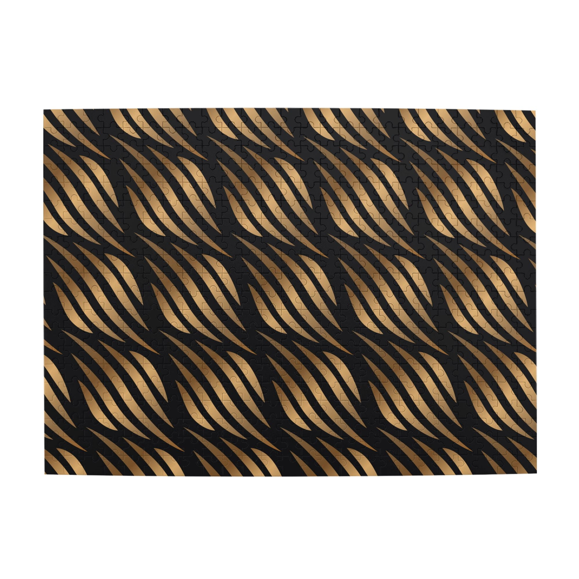 Wooden Puzzle Luxury Gold Pattern 500-Slice Puzzle for All Ages Gifts ...