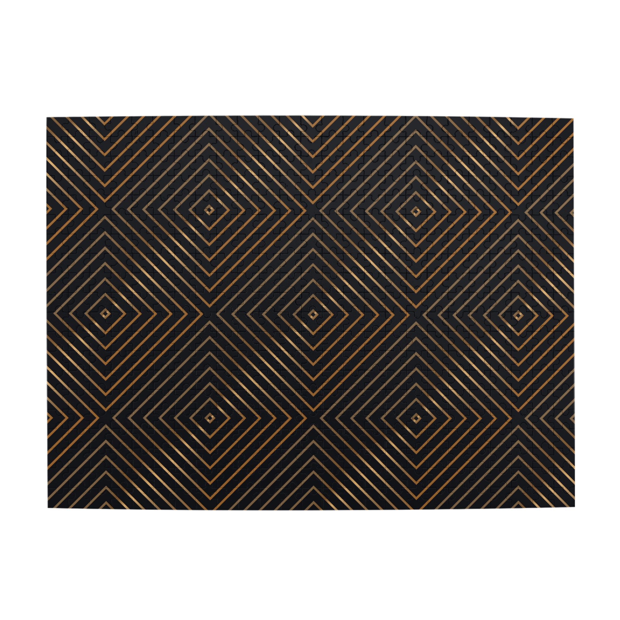 Wooden Puzzle Luxury Gold Pattern 500-Slice Puzzle for All Ages Gifts ...