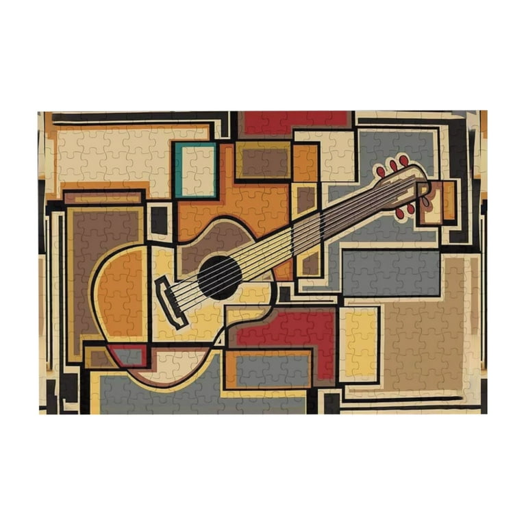 アート・デザイン・音楽 Ideas from Massimo Osti Wooden Puzzle Music, Funky Fractal Geometric Square Shaped