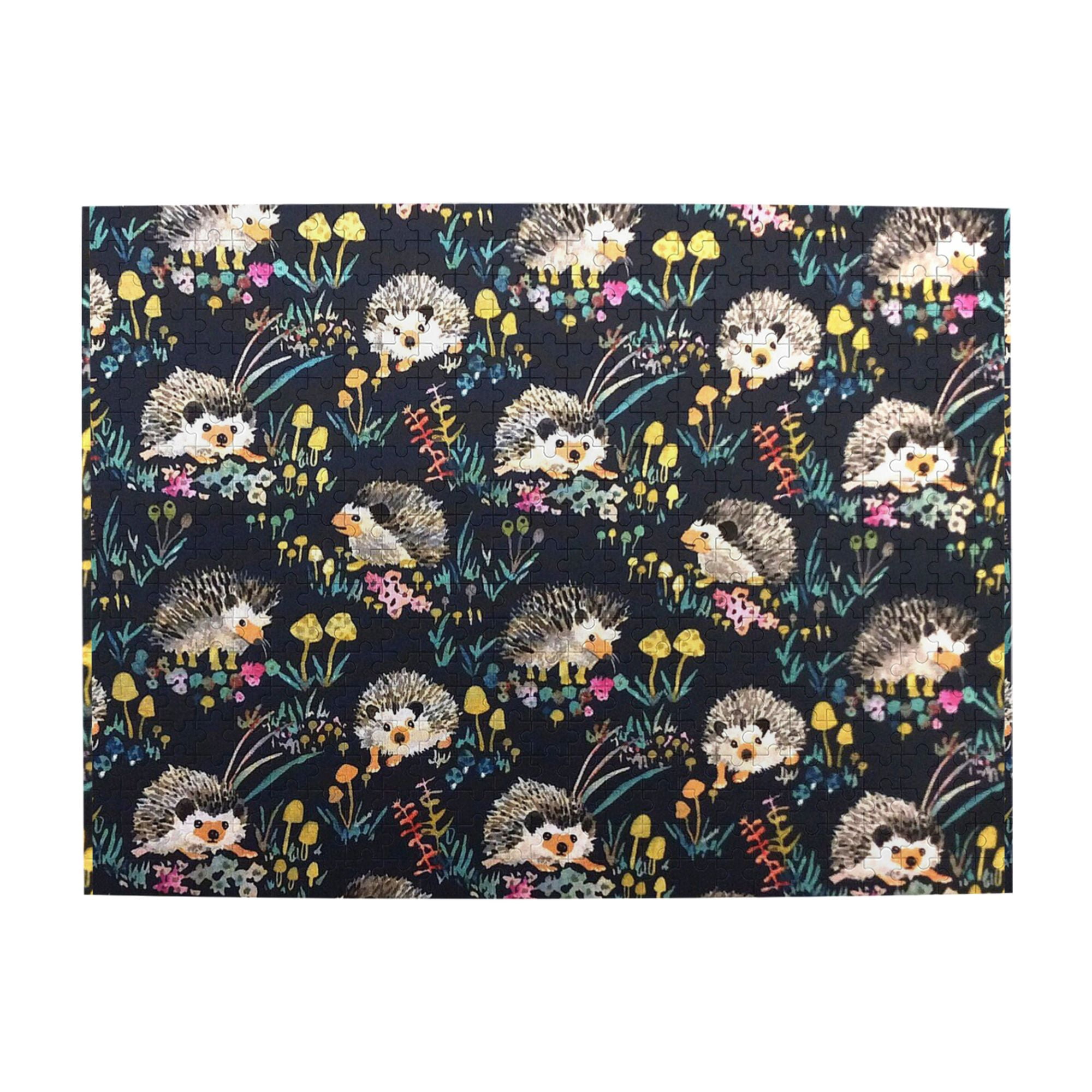 Wooden Puzzle Pattern Hedgehog 500-Slice Puzzle for All Ages Gifts ...