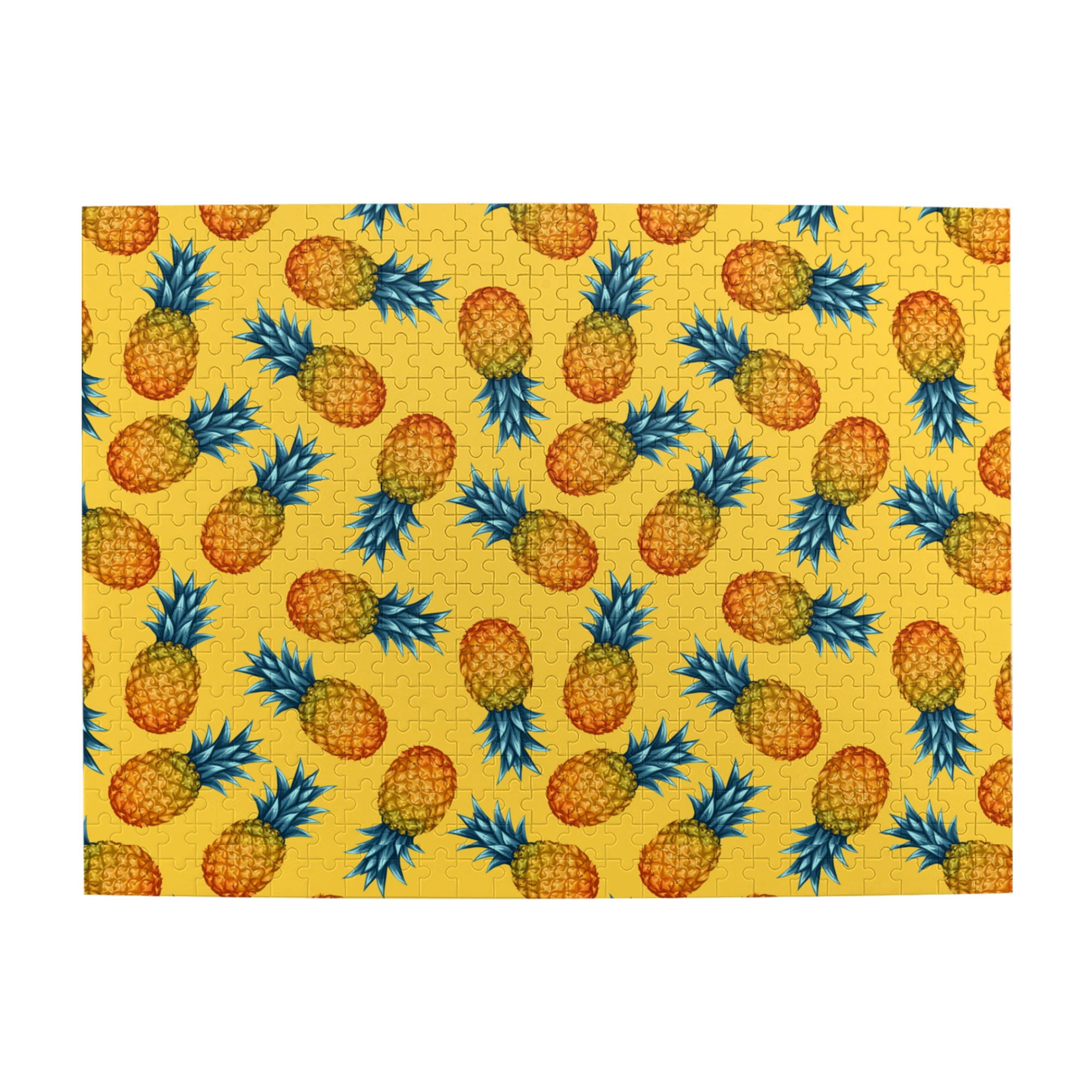 Wooden Puzzle Pineapple Pattern 500-Slice Puzzle for All Ages Gifts ...