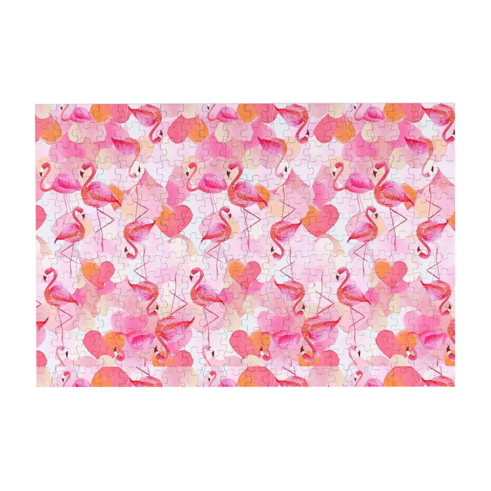 Wooden Puzzle Pink Flamingo 300-Slice Puzzle for All Ages Gifts ...