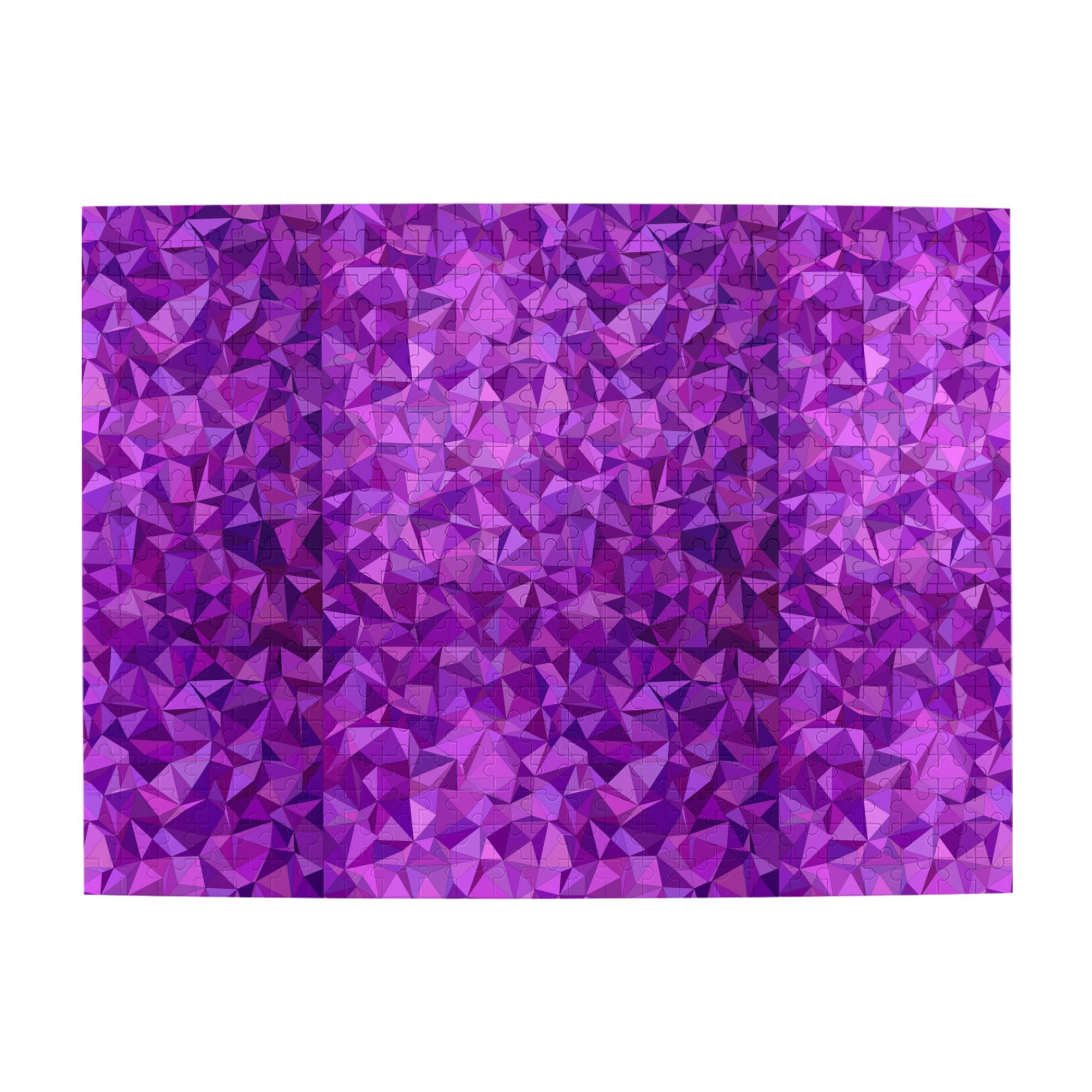 Wooden Puzzle Polygon Background 500-Slice Puzzle for All Ages Gifts ...