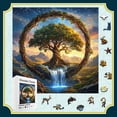 thumbnail image 1 of Wooden Puzzle Series - Adult and Children's Education Puzzle Games and Home Decoration Art - Underwater World, Castle Art, Etc, 1 of 6