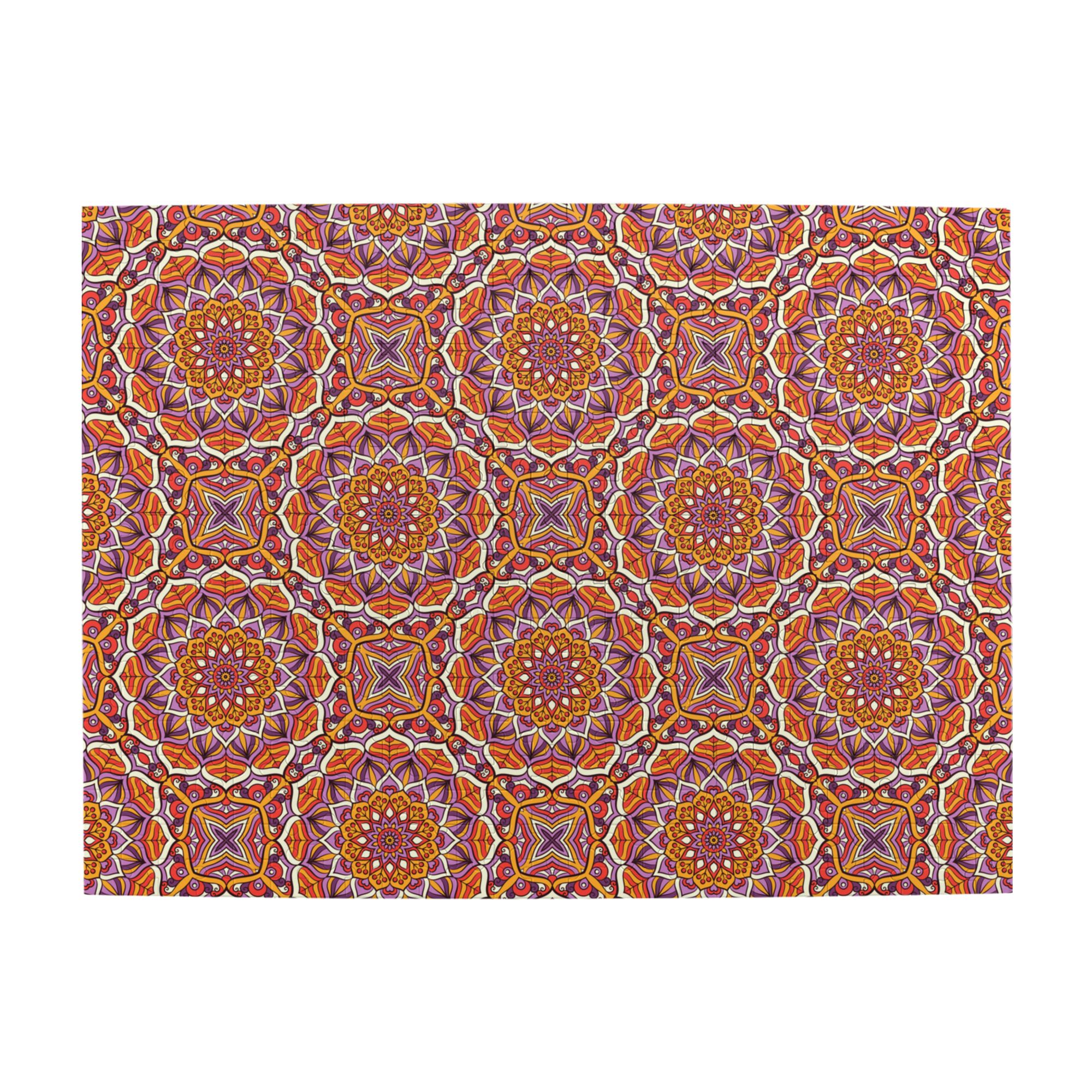Wooden Puzzle Vintage decorative pattern 500-Slice Puzzle for All Ages ...