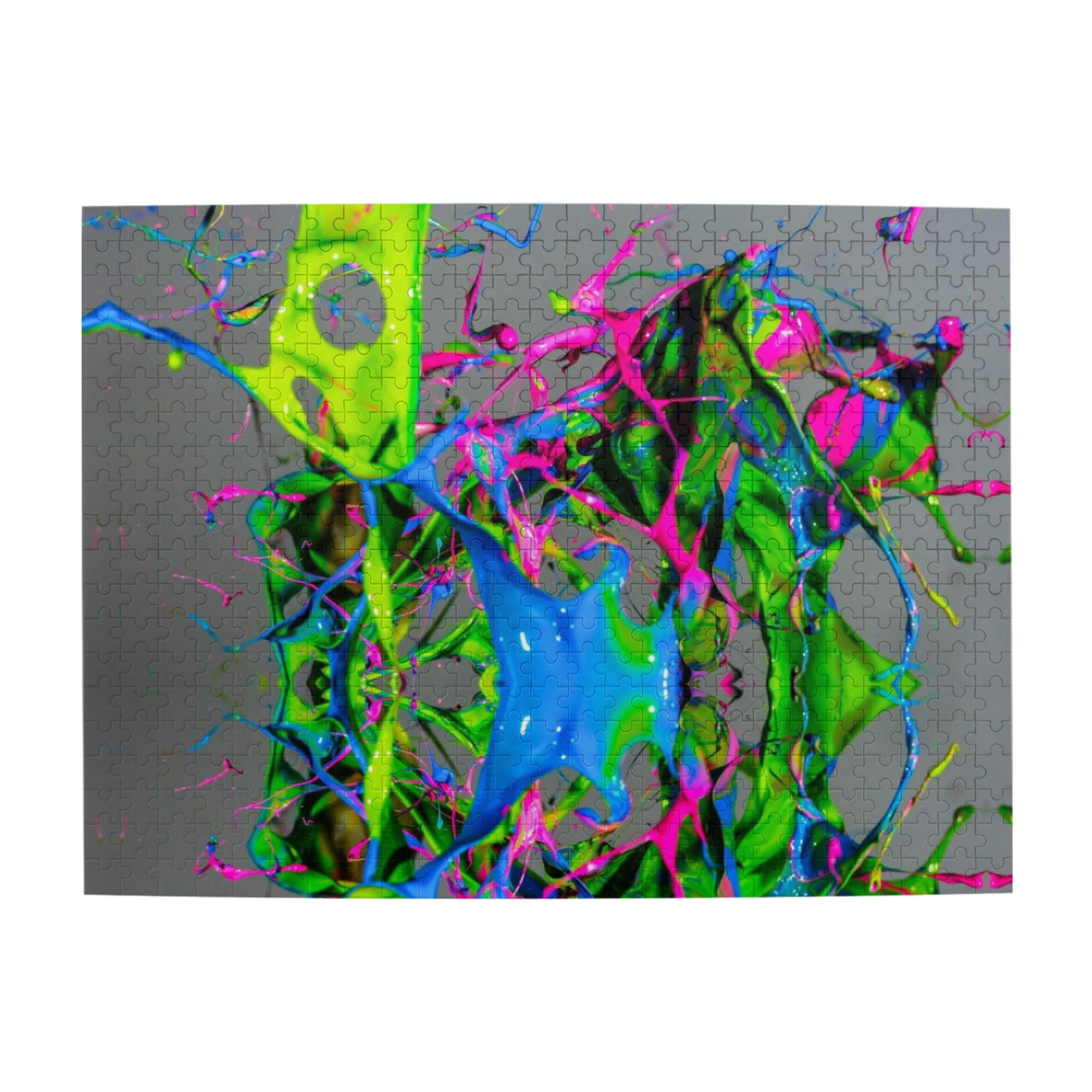 Wooden Puzzle Watercolor art background 500-Slice Puzzle for All Ages ...