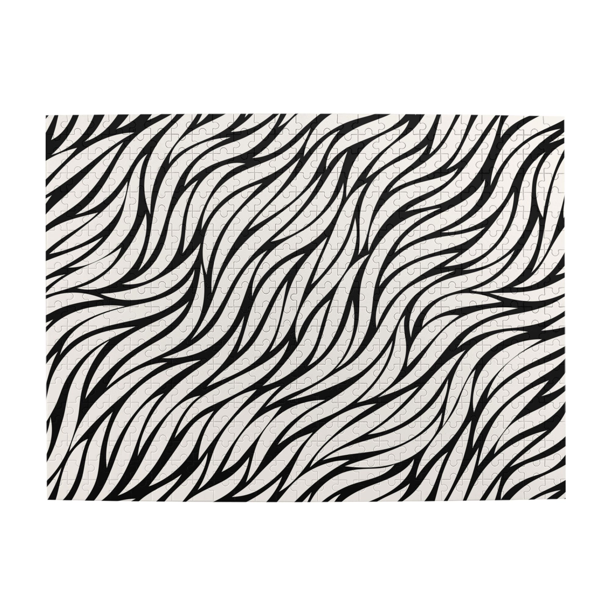 Wooden Puzzle Wavy Leaf background 500-Slice Puzzle for All Ages Gifts ...