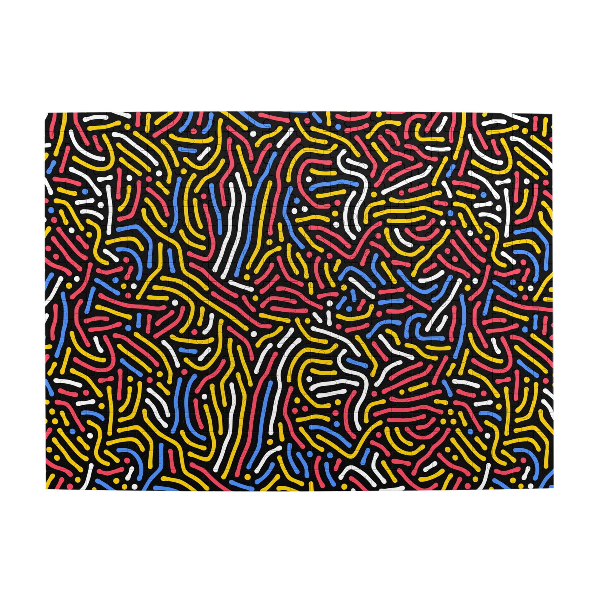 Wooden Puzzle colorful seamless background 500-Slice Puzzle for All ...