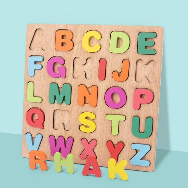 Large wooden sales alphabet puzzle