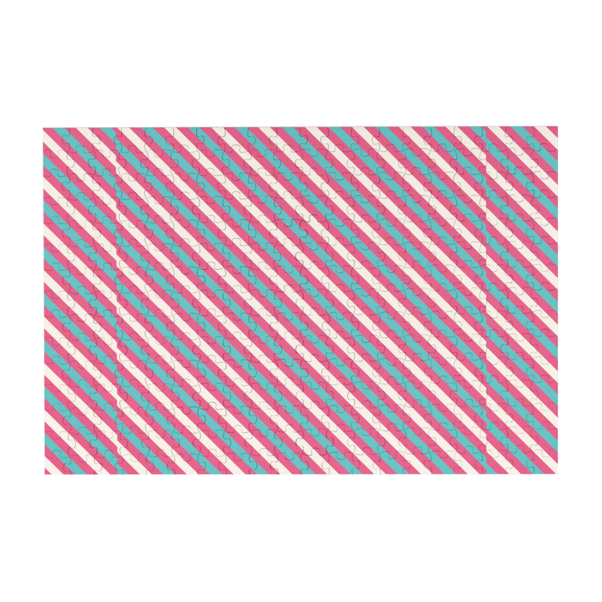 Wooden Puzzle pink heart background 300-Slice Puzzle for All Ages Gifts ...