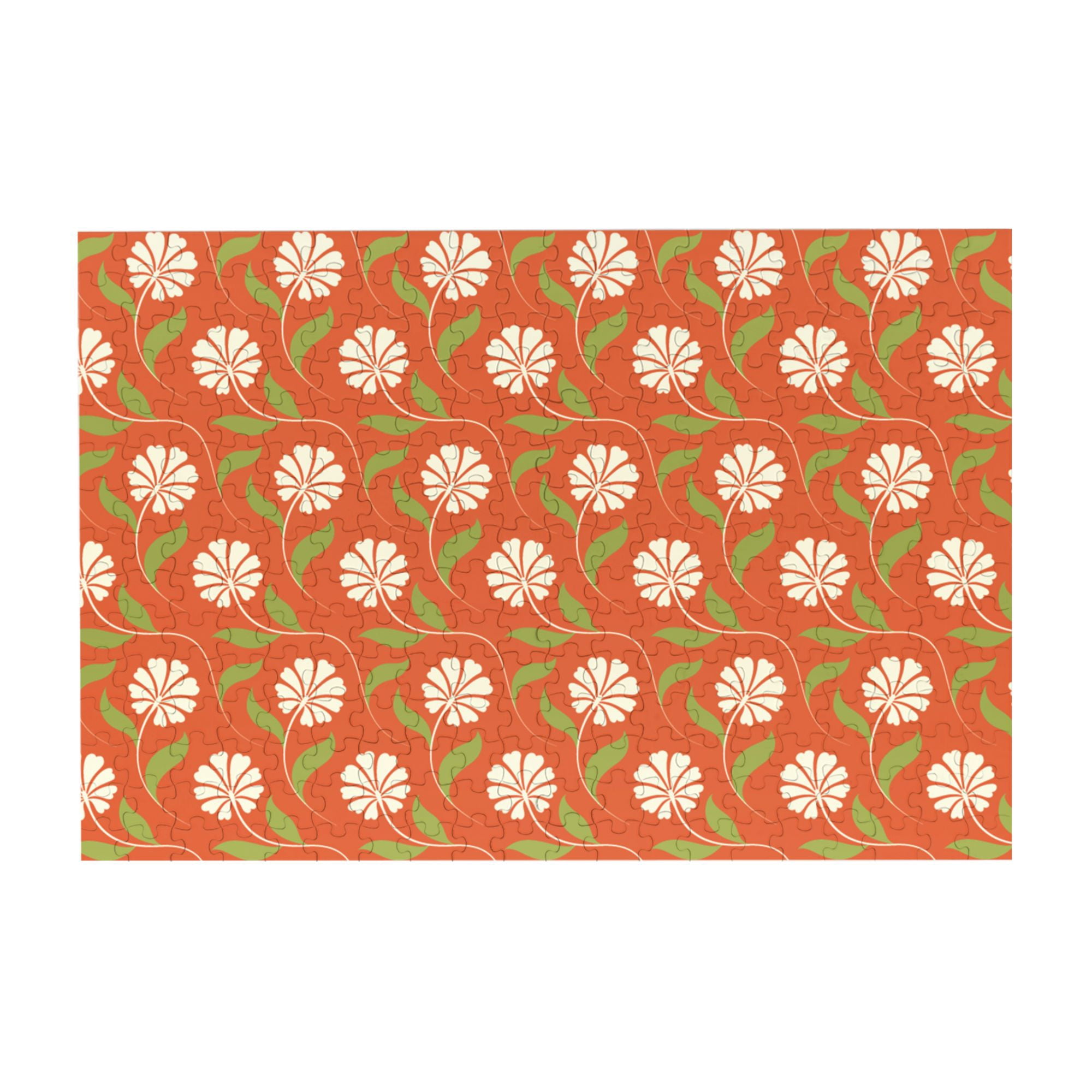 Wooden Puzzle seamless floral pattern 300-Slice Puzzle for All Ages ...