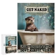 thumbnail image 1 of Wooden Puzzles for Adults, Otter Get Naked Unless You Are Just Visiting Don't Make It Weird Wooden Jigsaw Puzzles, 500 Piece Wooden Jigsaw Puzzles for Family Activities Games, 1 of 6