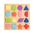thumbnail image 1 of Wooden Puzzles - Alphabet Puzzle, Shape and Number Puzzle Toys, B, 1 of 5