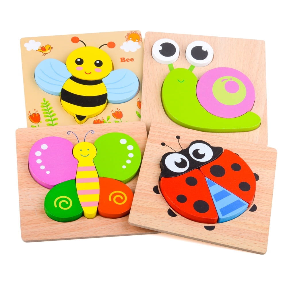 Wooden Puzzles for Kids Puzzle Jigsaw Toys for Baby Girls Birthday Gift ...