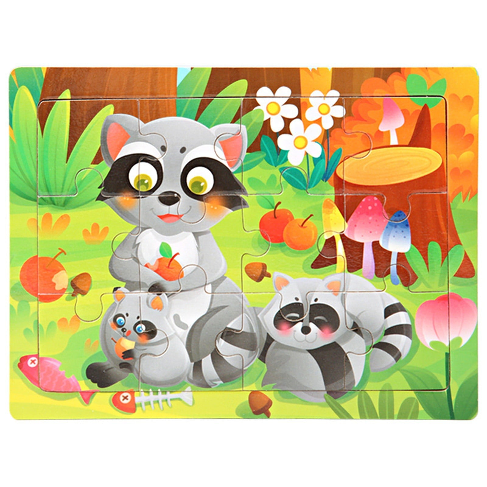 Wooden Puzzles for Toddlers 1 2 3 Year Old, Educational and Fun Gift ...