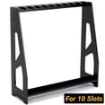 thumbnail image 1 of Gun Rack,BlackSmith Heavy Duty Wooden Rifle Rack for 10 Guns with Felt Pads,Adjustable Hight Shotgun Display Gun Stand for Home Garage Gun Storage,Black, 1 of 6