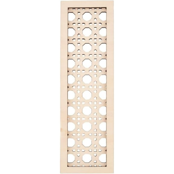 Wooden Rattan Letters Rattan Letter I 3.5x11.8x0.4 Inch Wood Personalized Initial Wall Hanging Letter I Hollow Rattan Style Letter for Wall Decor Home Wall Interior Background Decoration diy Letter I