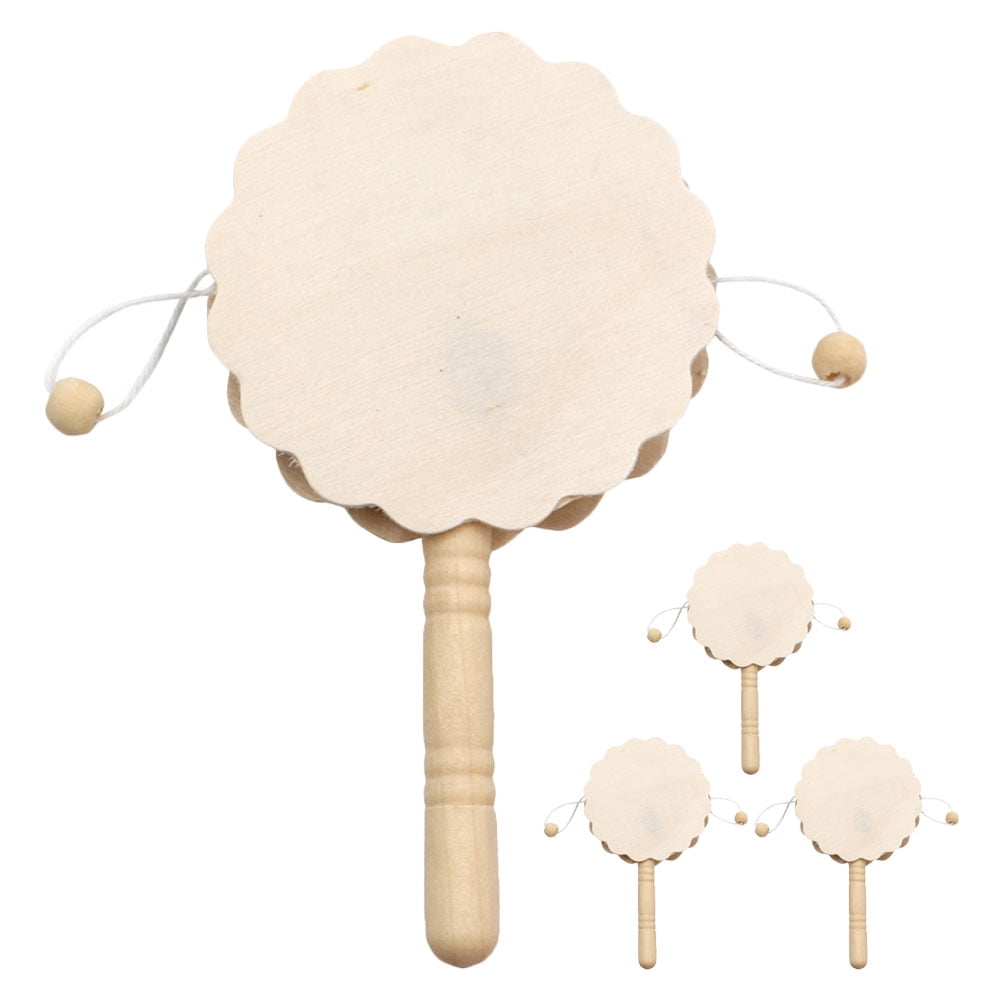 Wooden Rattle Rattle-drum DIY Musical Instrument El Salvador Ubuy
