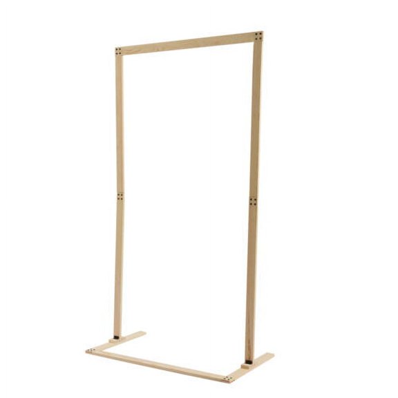 Wooden Rectangular Decor Rack Backdrop Flower Frame for Wedding Parties