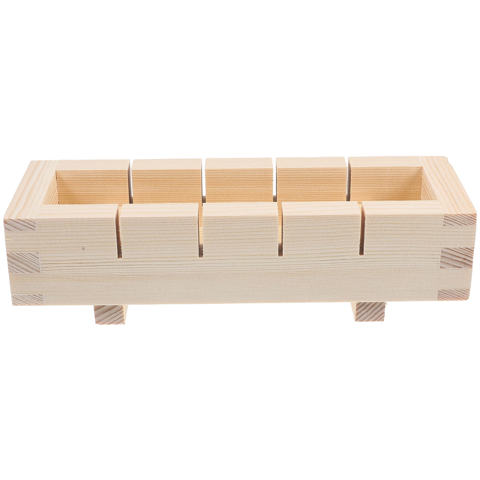 Wooden Rectangular Sushi Press Mold Box Sushi Making Kit DIY Sushi Rice
