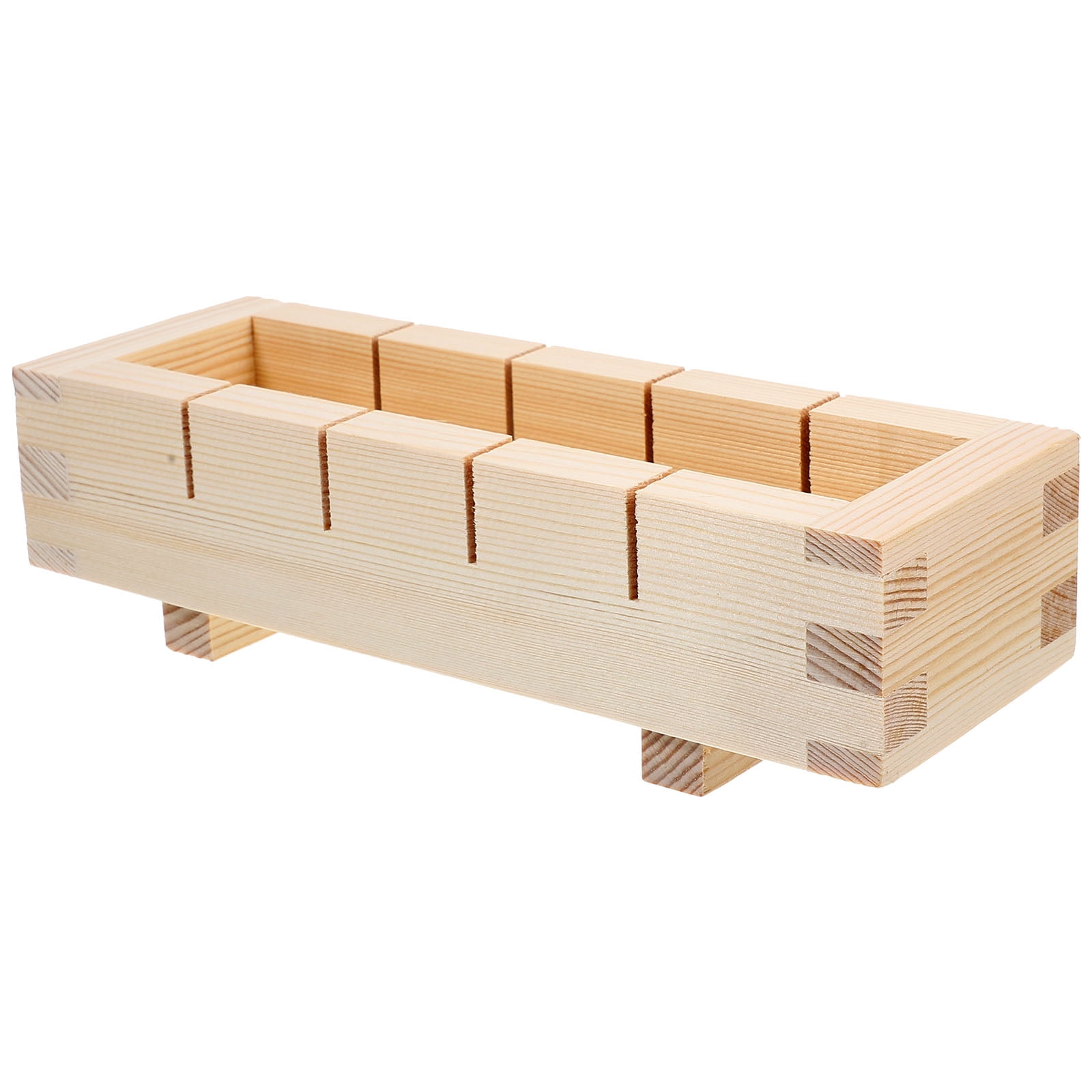Wooden Rectangular Sushi Press Mold Box Sushi Making Kit DIY Sushi Rice ...