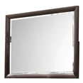 thumbnail image 1 of Wooden Rectangular Wall Mirror with Mounting Hardware Brown - Saltoro Sherpi, 1 of 6