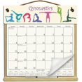 Wooden Refillable Calendar Holder Filled With A 2024 Calendar And