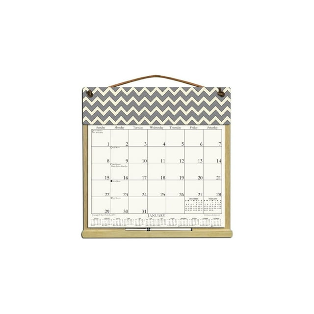 Wooden Refillable Calendar Holder filled with the rest of 2023 and 2024 ...