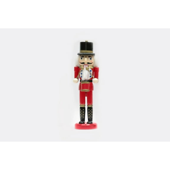 Wooden Regal Drummer Nutcracker Wizardi F07M6-13A