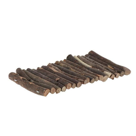 Wooden Reptile Cave, Bendable Platform Hiding Habitat Aquarium Terrarium Decoration Ornament for Small Lizards Turtles Amphibians Fish