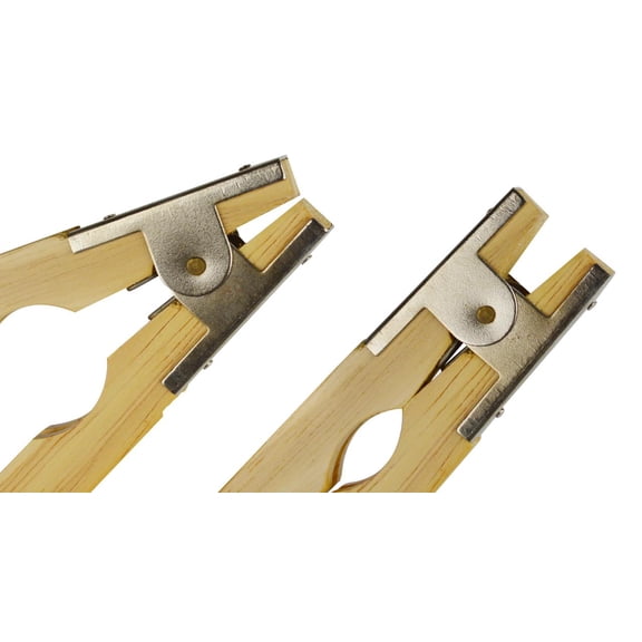 Wooden Ring Holding Vise Clamp Pliers with Spring Grips Jewelry Making Tool - HOLD-0024