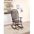 thumbnail image 1 of Wooden Rocking Chair, Espresso Brown, 1 of 1