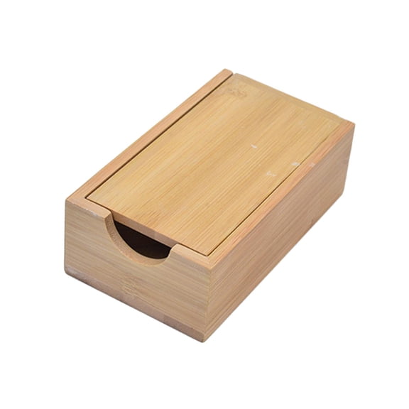 Wooden Rolling Case Bamboo Dice for RPG Players Tabletop Gaming flat