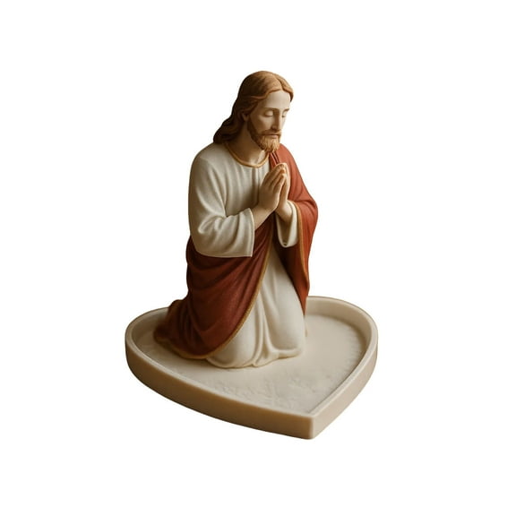 Wooden Rosary Holder Stand Catholic Prayer Bead Storage Desktop Organizer Religious Altar Decor Home Devotional Display Shelf