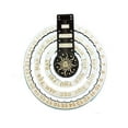 thumbnail image 1 of Wooden Rotating Perpetual Calendar - Modern Minimal Design, Timeless Decor, Year-Round Use for Desk or Wall, Textured Finish, Diameter 27.5cm, Total Height 350mm, Perfect Office Home Accent A, 1 of 3