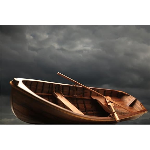 Wooden Rowboat Poster Print by Don Hammond - 17 x 11