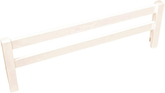Wooden Safety Bed Side Guard Rail for Toddler, Kids and Children’s Beds (Antique White)