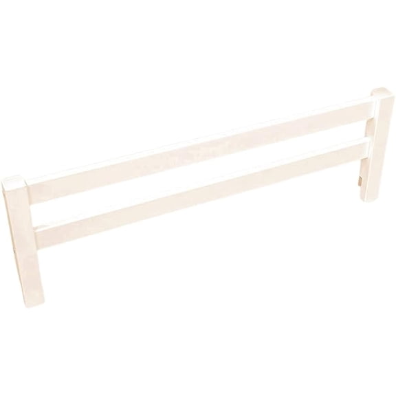 Wooden Safety Bed Side Guard Rail for Toddler, Kids and Children’s Beds (Antique White)