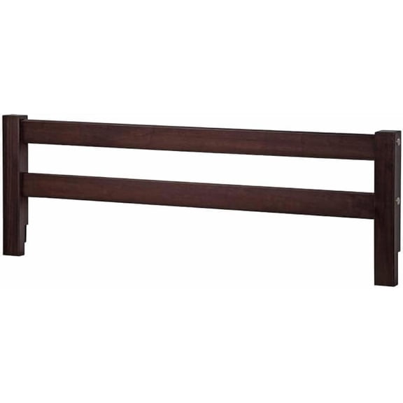 Wooden Safety Bed Side Guard Rail for Toddler, Kids and Children’s Beds (Espresso)