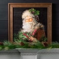 thumbnail image 1 of Wooden Santa Wall Art Multicolor 30"H Wood, 1 of 5