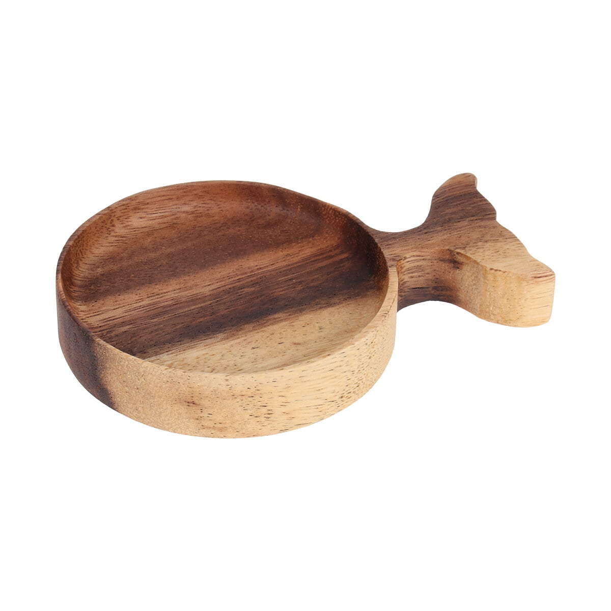 Wooden Sauce Dishes Japanese Style Fish Shape Dipping Bowls Seasoning