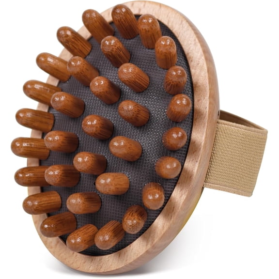 Wooden Scalp Brush Massage Body Tools, Wood Massager for Head Hair Growth Belly Fat Cellulite Multi Functional Air Cushion Massager for Men Women Elder
