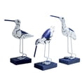 thumbnail image 1 of Wooden Seagulls Figurine Nautical Decorations Desktop Mediterranean Coastal Beach for Home Bathroom Living Room Garden, 1 of 10