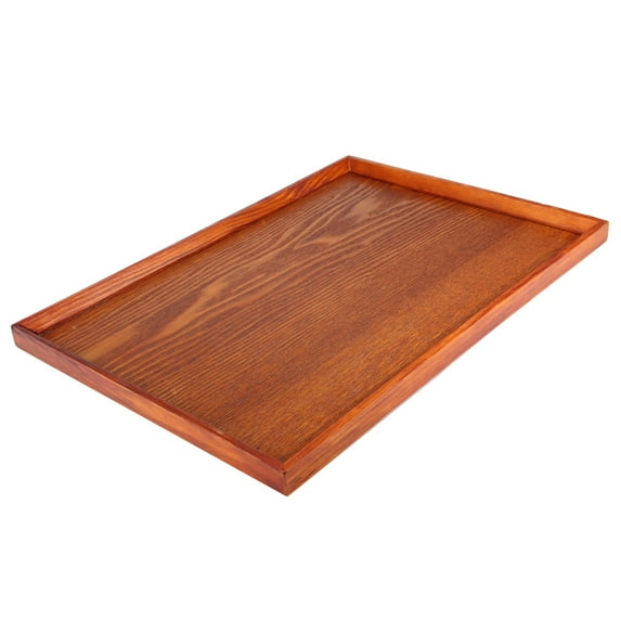 Wooden Serving Tray Plate for Tea Set Fruits Candies Food Home Decoration (45*32*2cm)