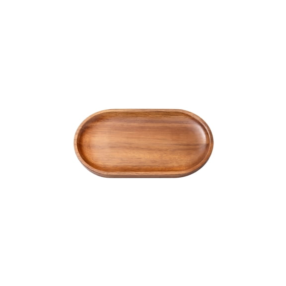 Wooden Serving Tray Rectangular Tea Coffee Organizer for Kitchen Home Cafe Restaurant Food Display Board