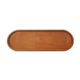 thumbnail image 1 of Wooden Serving Tray with Smooth Varnished Finish - Sturdy Flat Base for Desserts, Tea, Coffee, and Snacks, 1 of 6