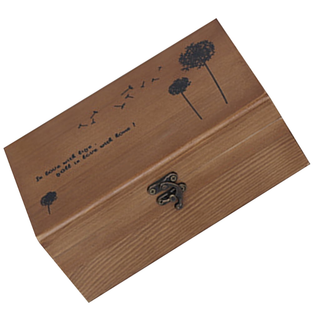 Wooden Sewing Pin Storage Case Wooden Sewing Kit Storage Box Wooden