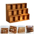 thumbnail image 1 of BALAHAPY Display Storage Rack Wooden 1Set 15X10.6X5.1In, 1 of 7